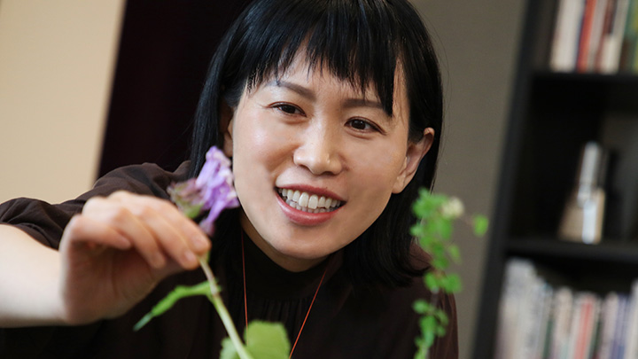 Gourd Bamboo Flower Basket（Chikuyusai Omori）-3