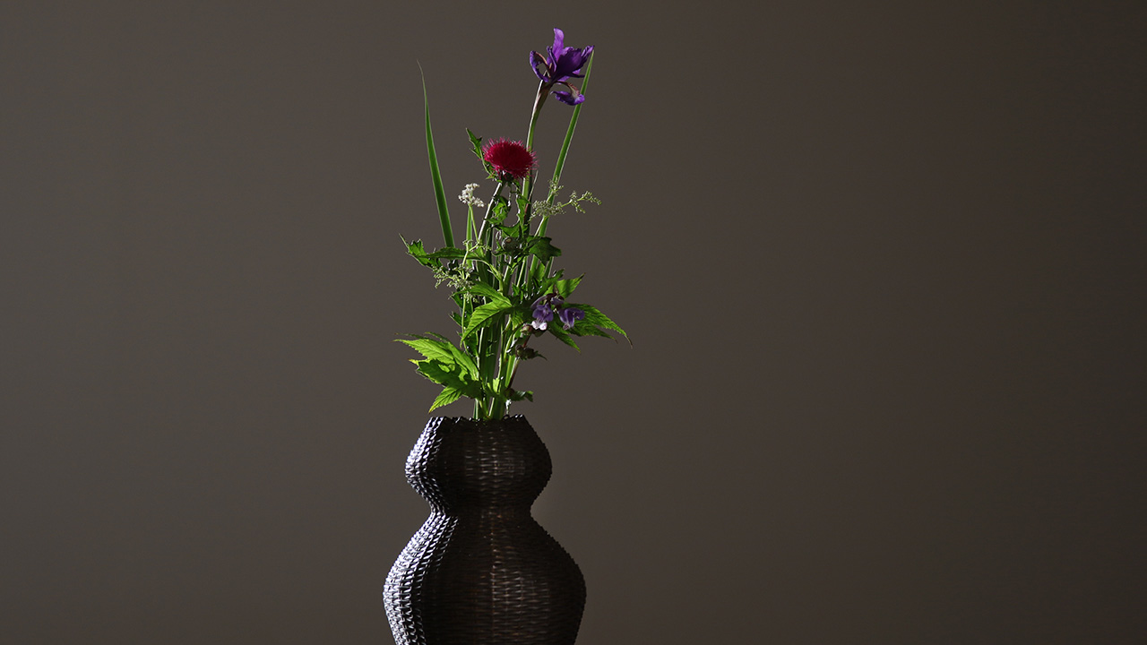 Put Flowers in the Gourd Bamboo Flower Basket