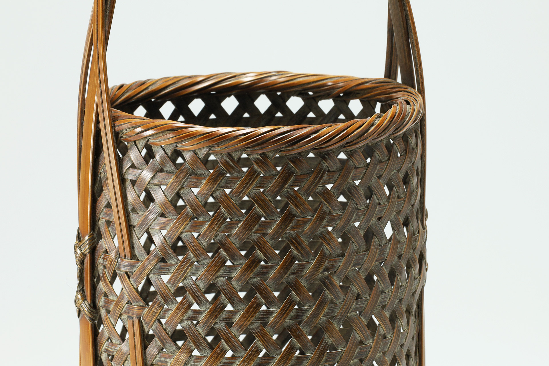 Bamboo Flower Basket（Rokansai Iizuka）-2
