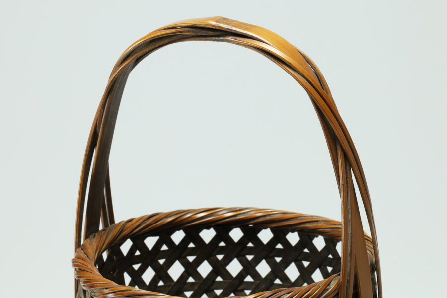 Bamboo Flower Basket（Rokansai Iizuka）-4
