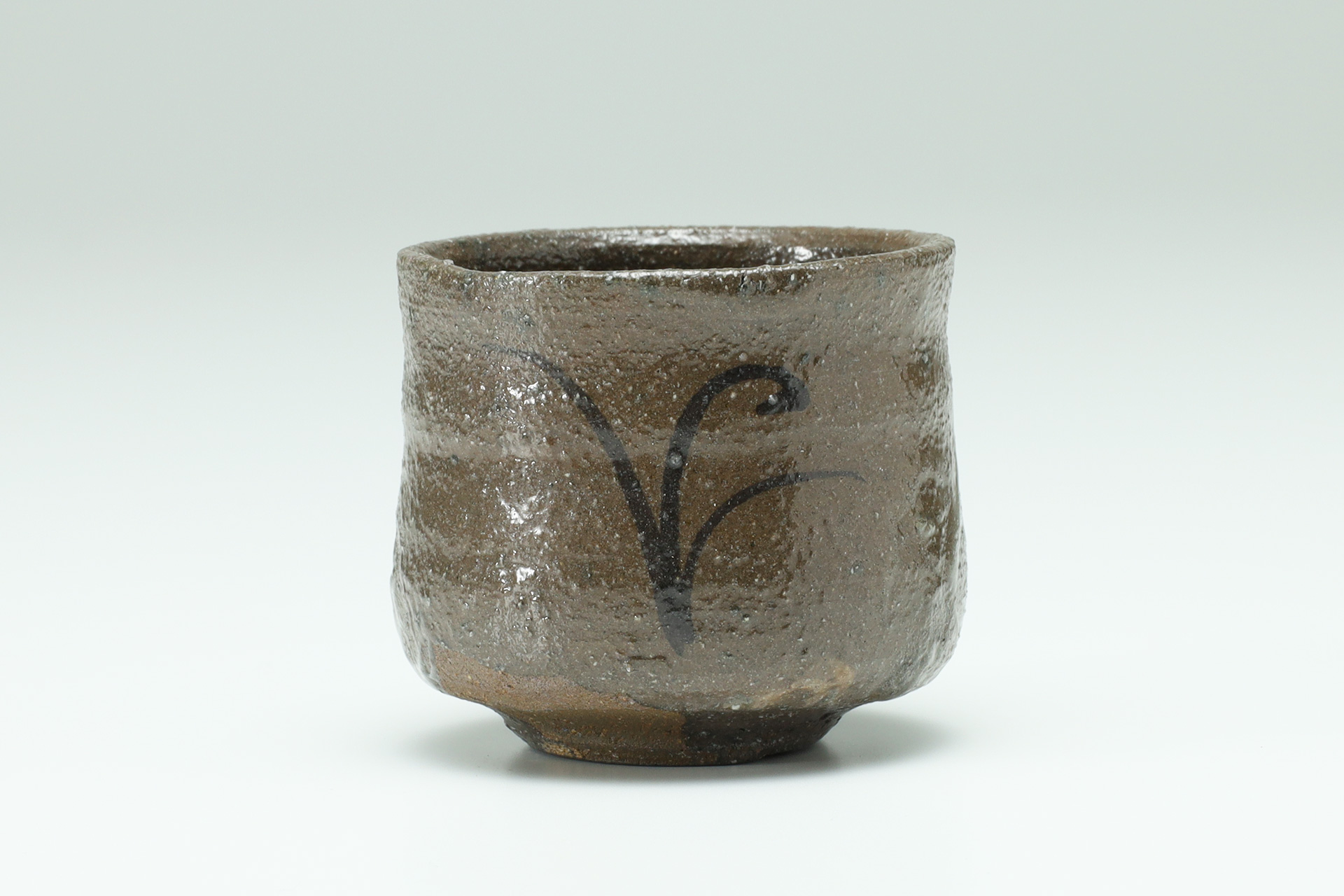 E-Garatsu Sake Cup with Design of Grass（Akemi Ito）-1