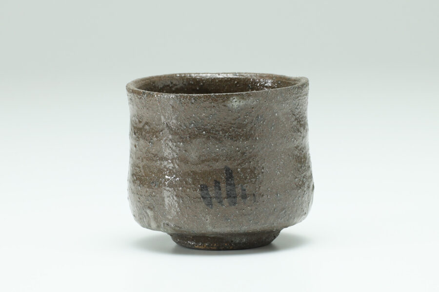 E-Garatsu Sake Cup with Design of Grass（Akemi Ito）-2