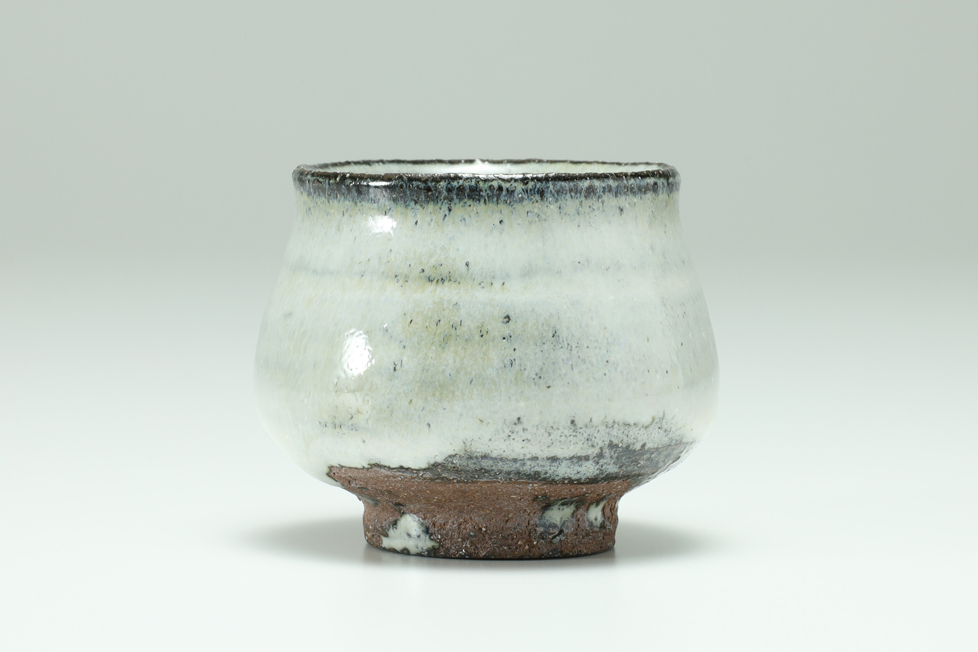 Madara-Garatsu Shioge shaped Sake Cup（Akemi Ito）-1