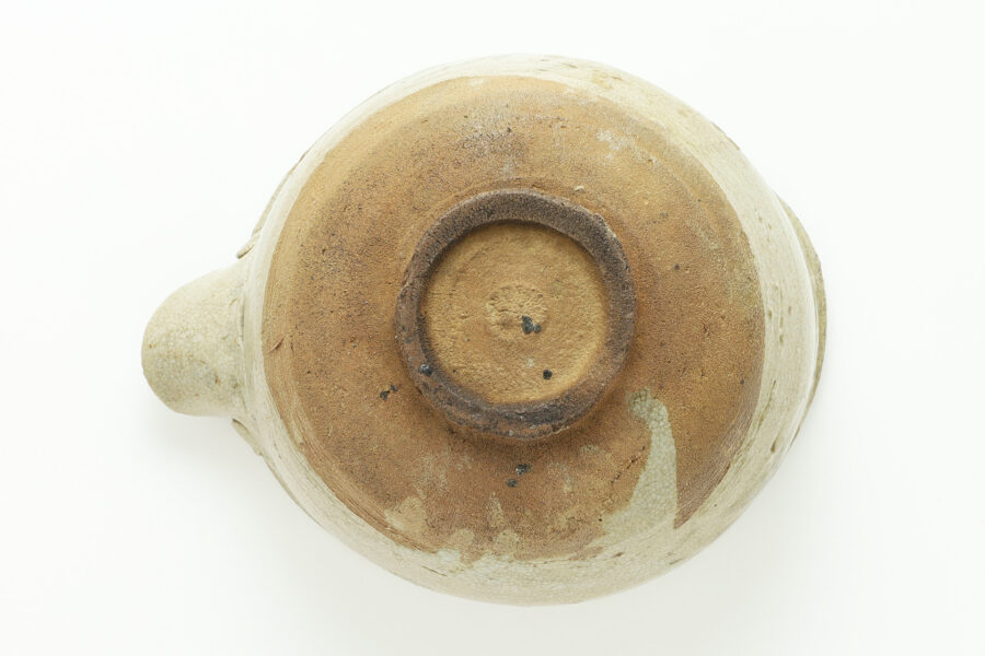E-Garatsu Spouted Bowl with Design of Grass（Momoyama-Edo Period）-11