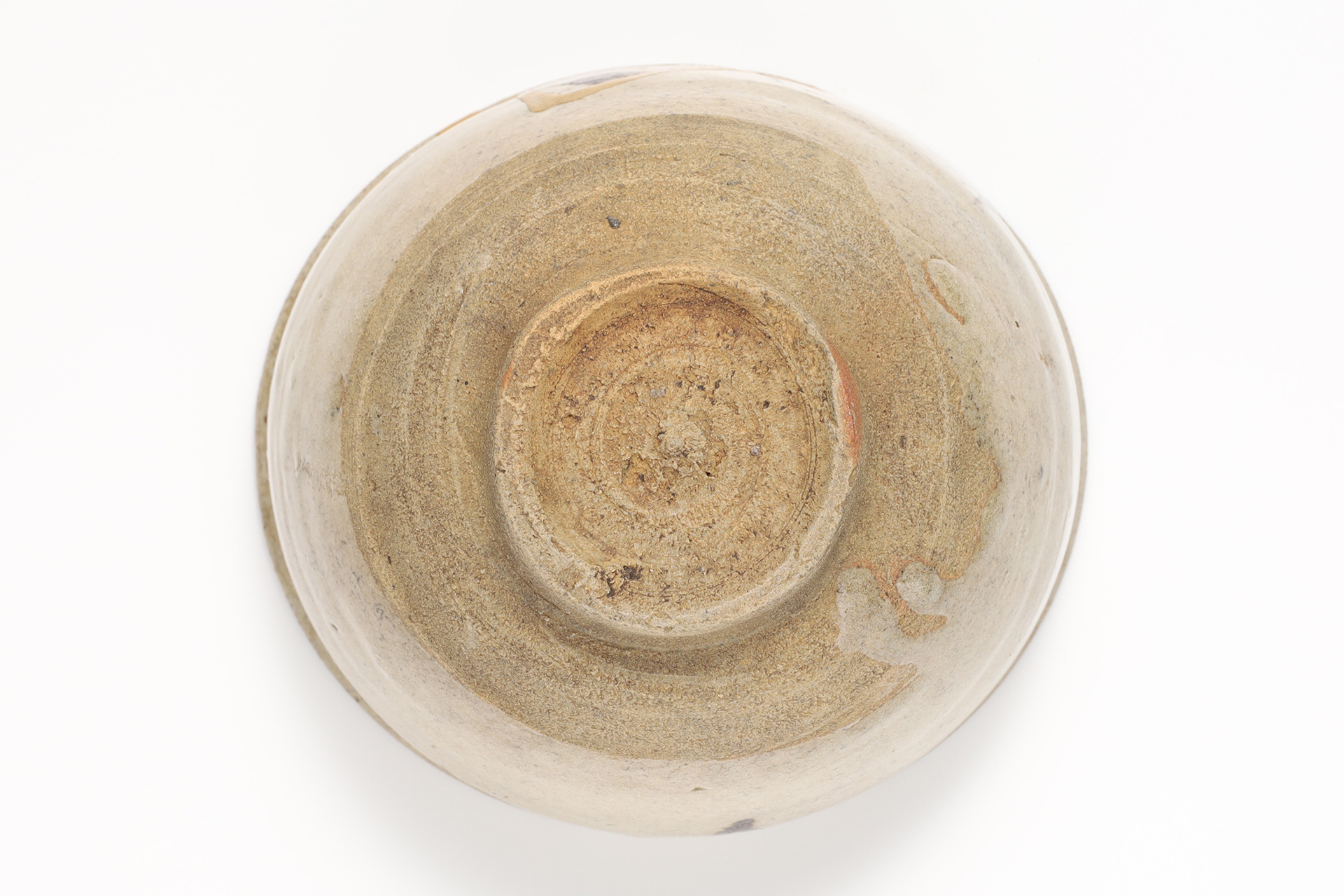 E-Garatsu Tea Bowl with Design of Bird（Momoyama-Edo Period）-7
