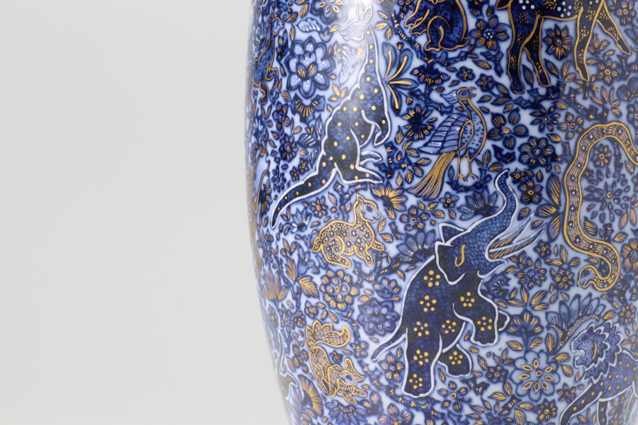 Vase with Design of All Things in Nature（Yuki Hayama）-4