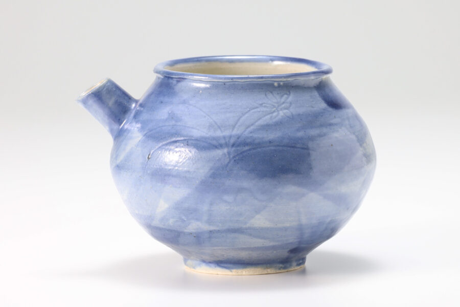 Cobalt Blue glaze Spouted Bowl（Naoto Yano）