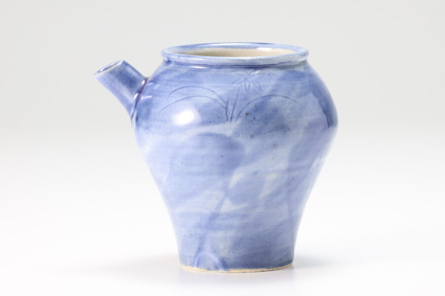 Cobalt Blue glaze Spouted Bowl（Naoto Yano）