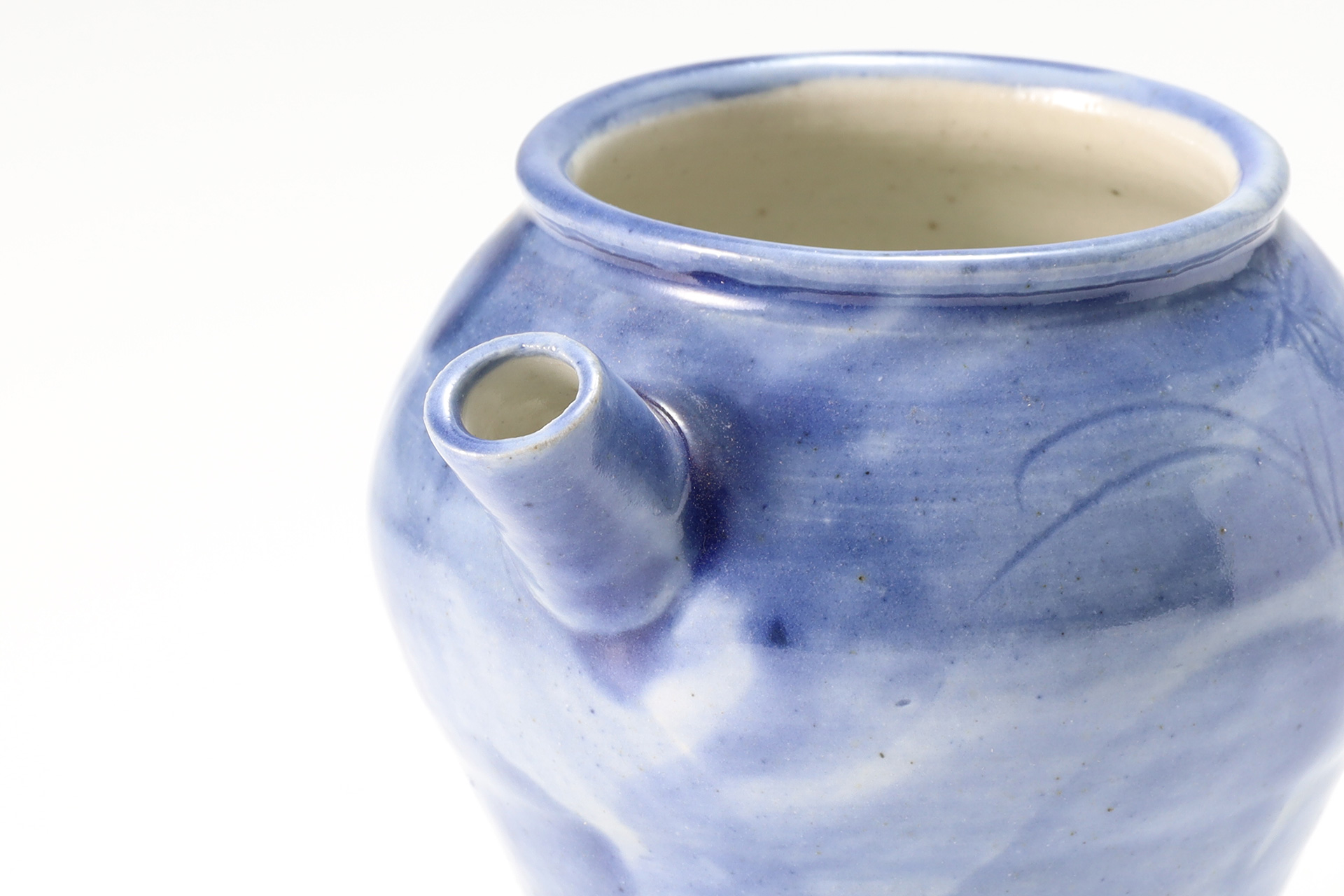 Cobalt Blue glaze Spouted Bowl（Naoto Yano）-3