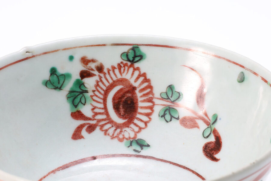 Gosu-Akae Sakigakede Bowl（Ming Dynasty）-4