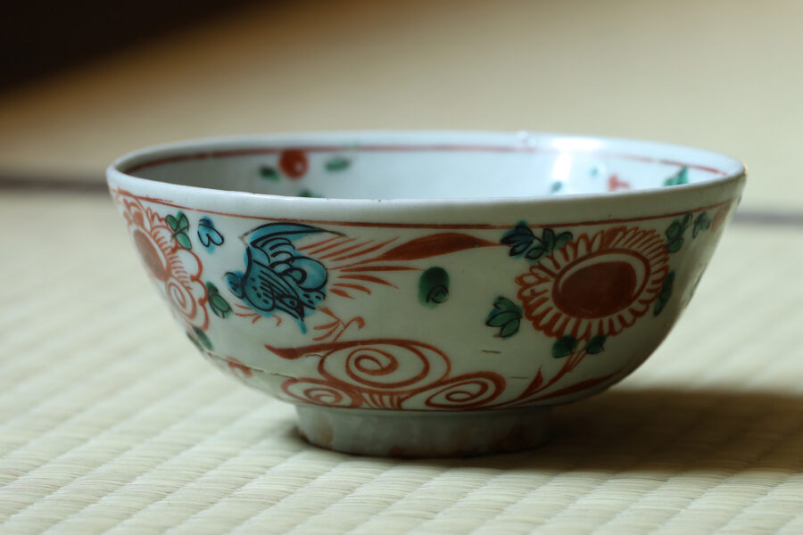 Gosu-Akae Sakigakede Bowl（Ming Dynasty）