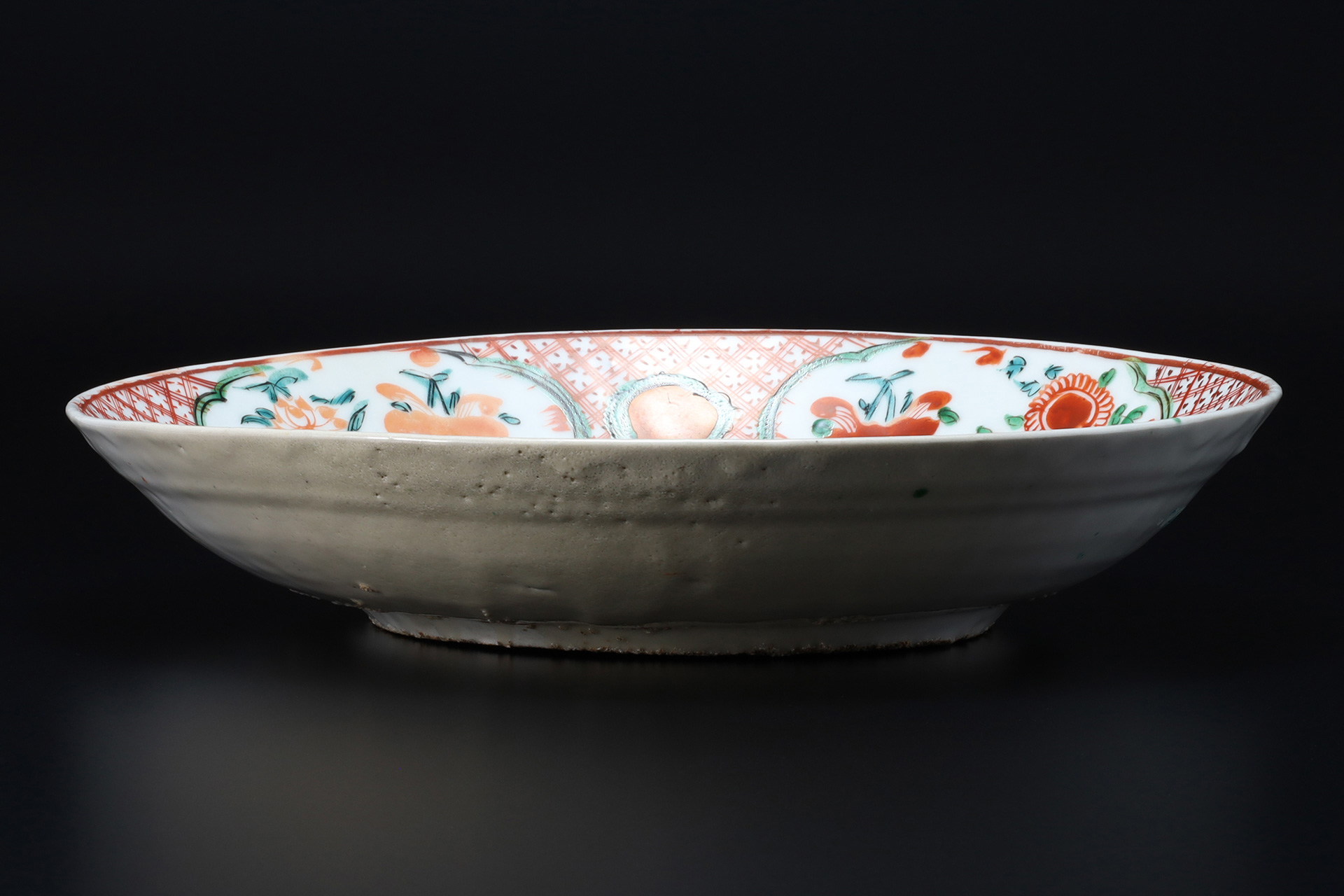 Gosu-Akae Large Dish with Design of Lion（Ming Dynasty）-2