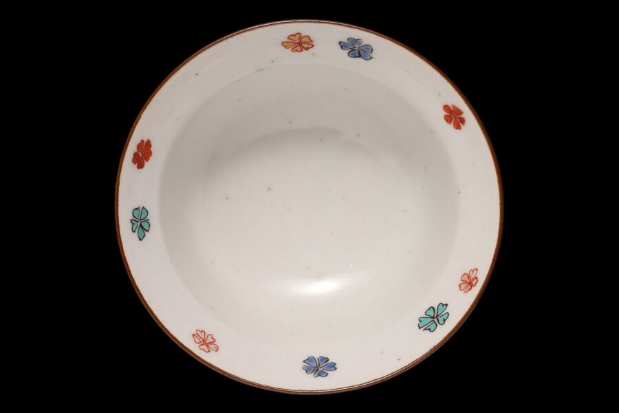 柿右衛門色絵菊桜文小鉢（5客 / 江戸時代）-10