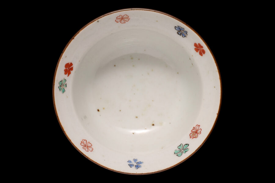 柿右衛門色絵菊桜文小鉢（5客 / 江戸時代）-12