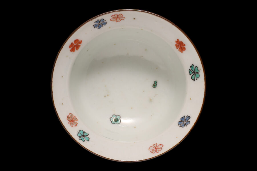柿右衛門色絵菊桜文小鉢（5客 / 江戸時代）-15