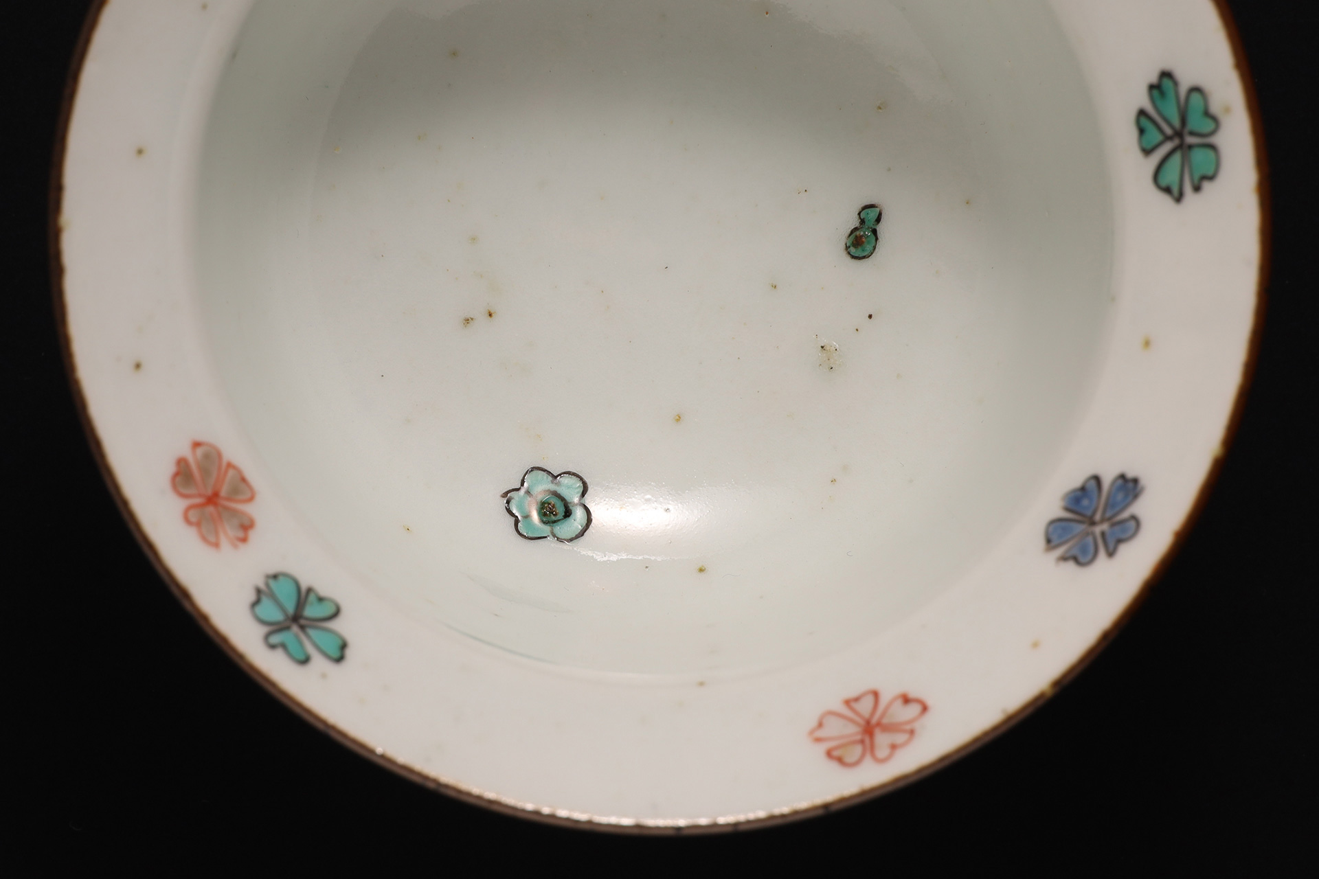 柿右衛門色絵菊桜文小鉢（5客 / 江戸時代）-17