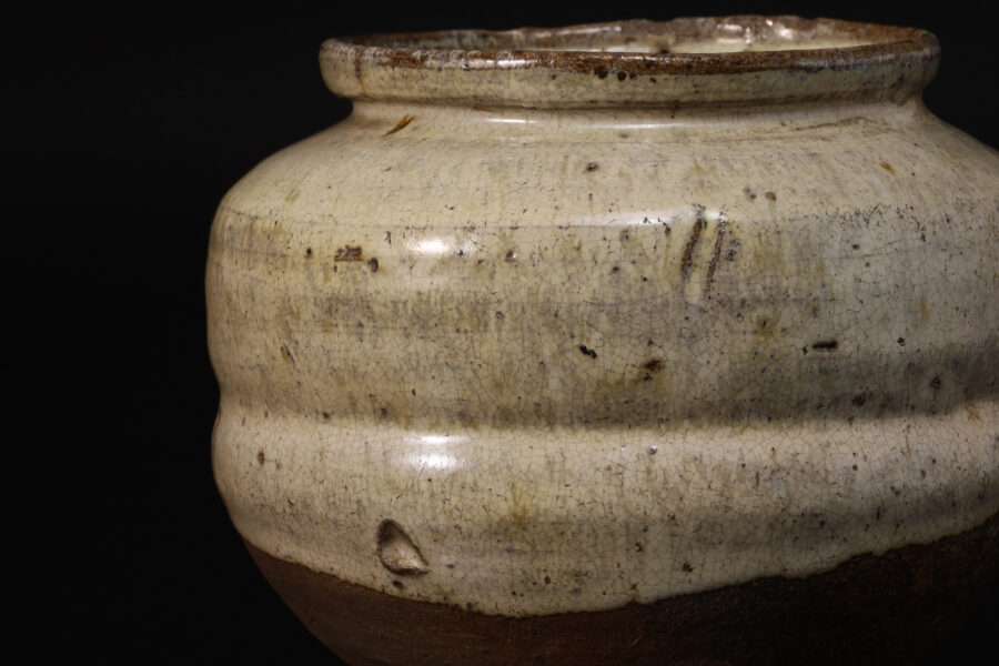 古高取斑釉壺(江戸時代 / 内ヶ磯窯)-5