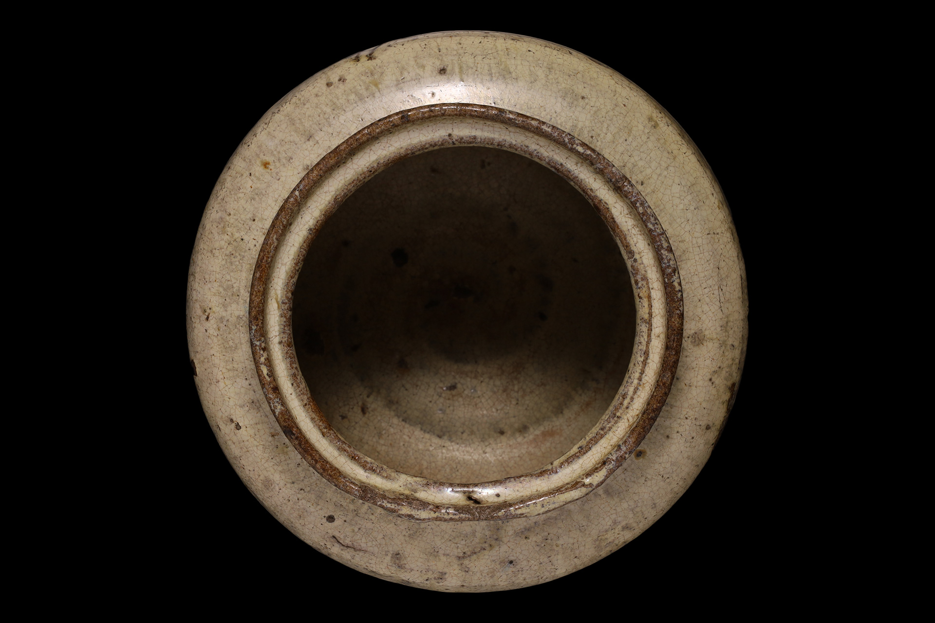 古高取斑釉壺（江戸時代 / 内ヶ磯窯）-6