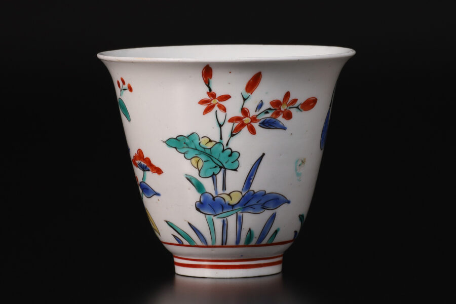 柿右衛門色絵芥子文小碗（江戸時代 / 所載品）-2