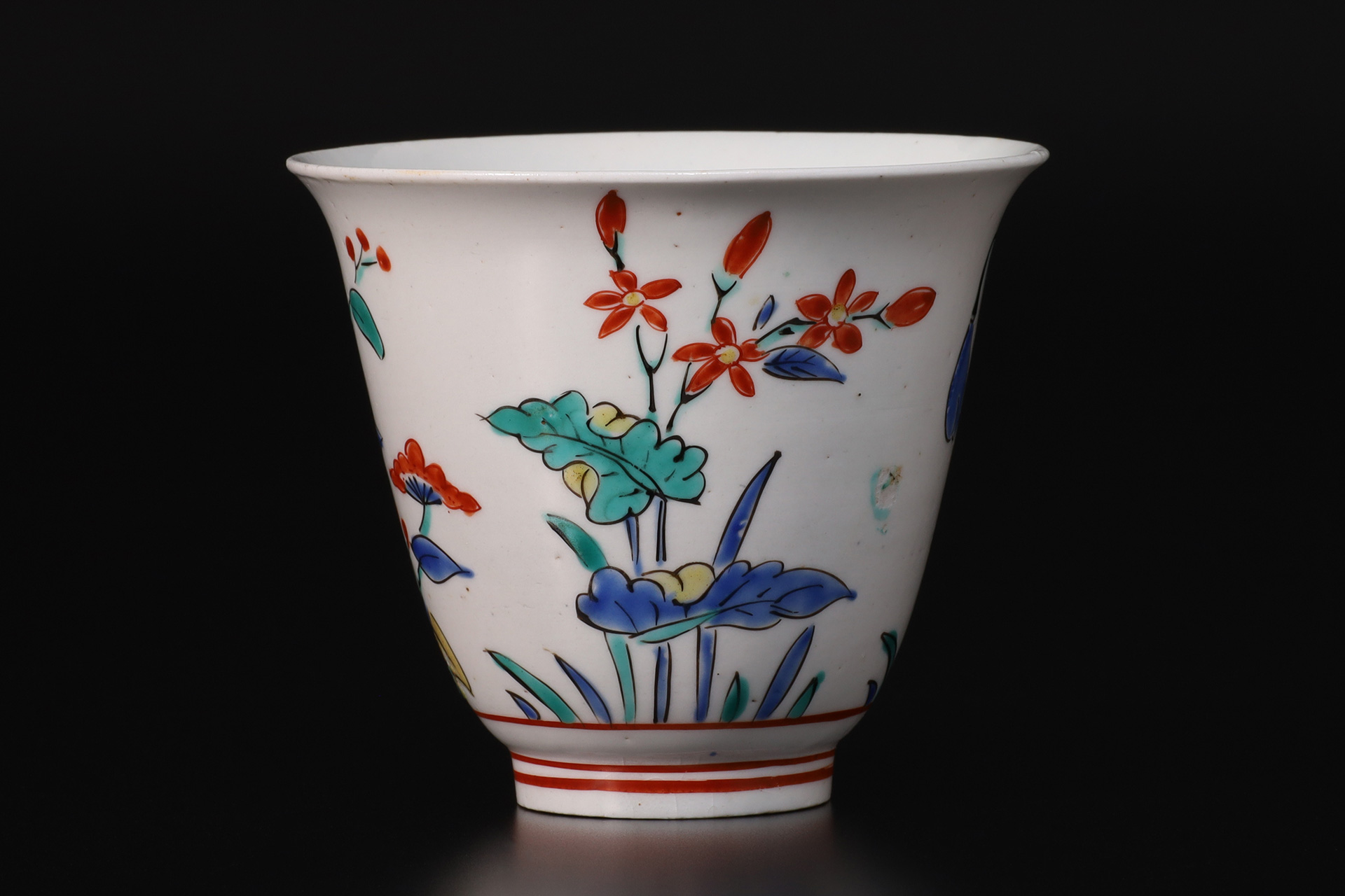 柿右衛門色絵芥子文小碗（江戸時代 / 所載品）-2