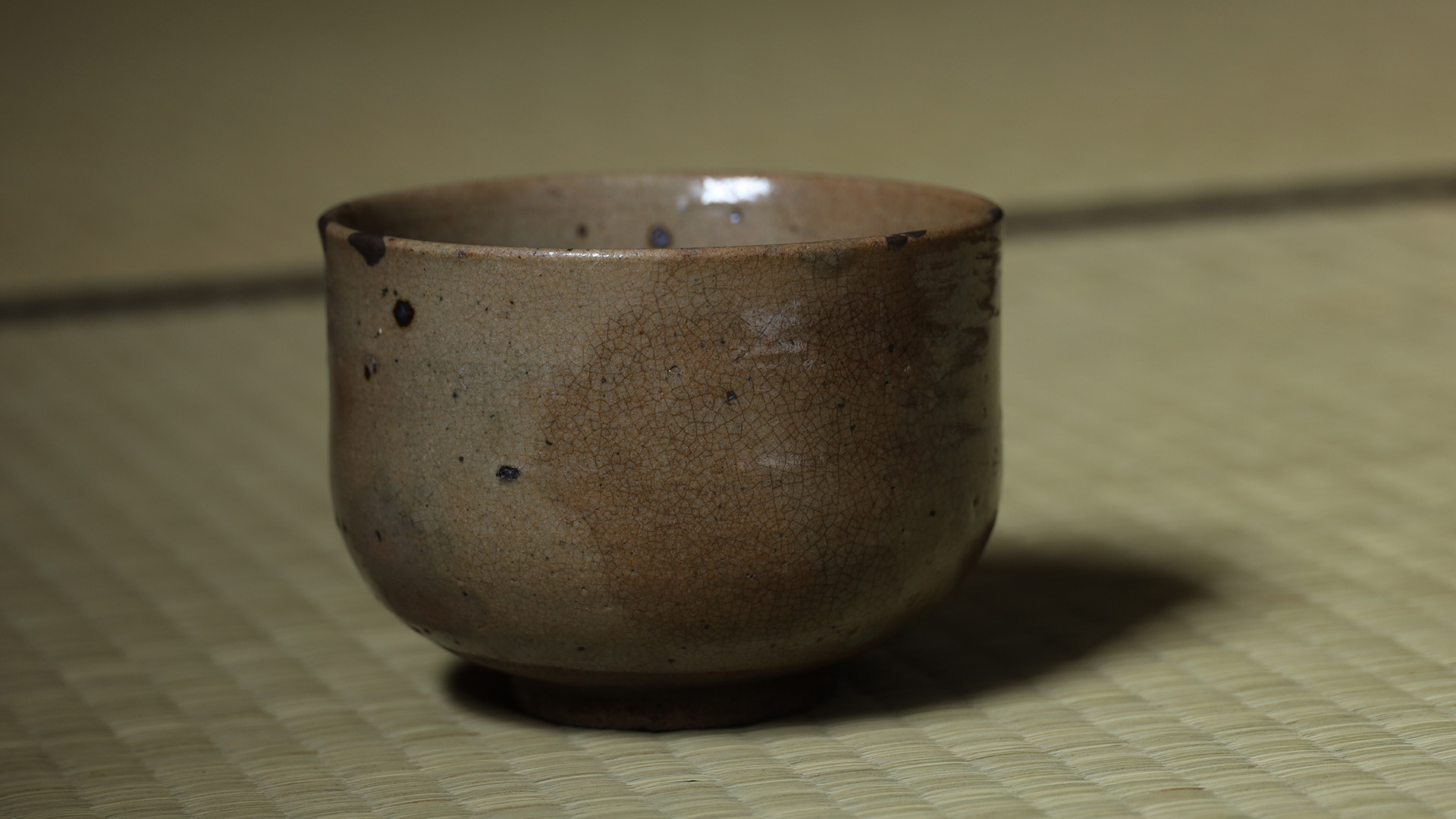 古唐津茶碗（桃山-江戸時代）-y1