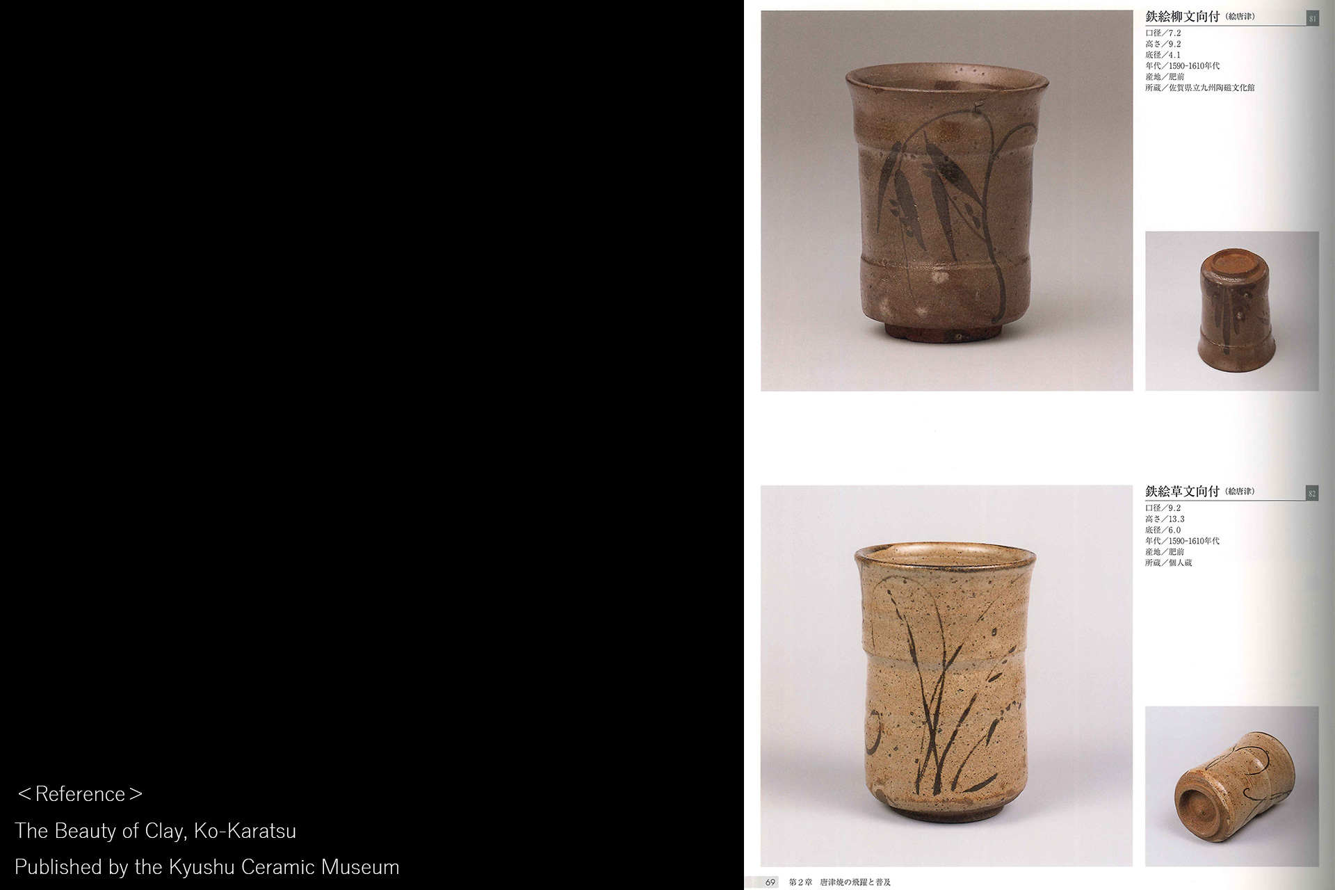 絵唐津柳文猪口（桃山-江戸時代）-15