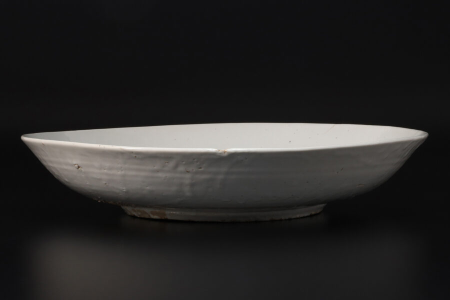 白呉須大平鉢(明時代 / 出陳作品)-2