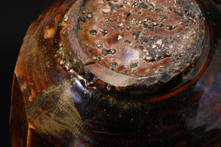 李朝飴釉面取壺(朝鮮時代)-10