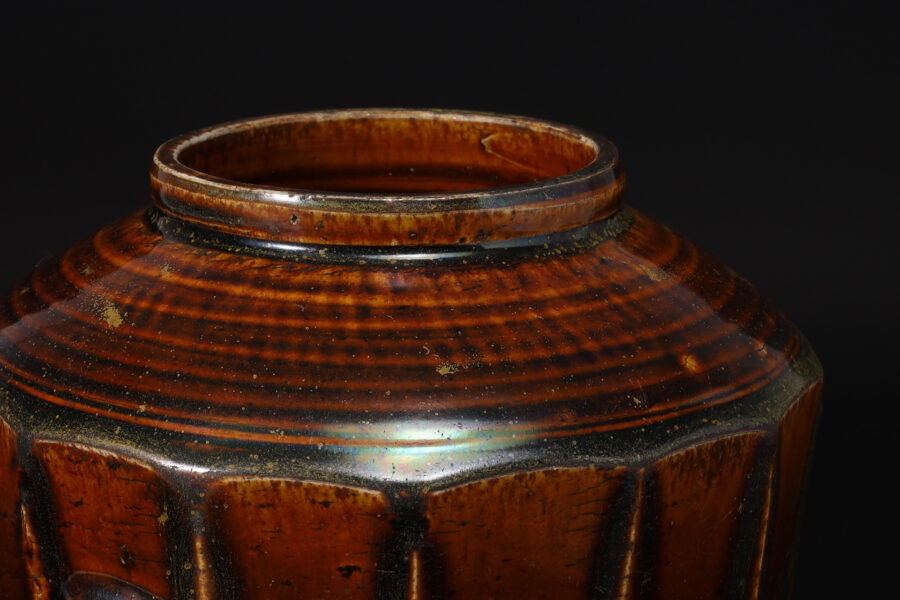 李朝飴釉面取壺(朝鮮時代)-3