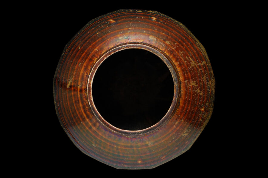 李朝飴釉面取壺(朝鮮時代)-7