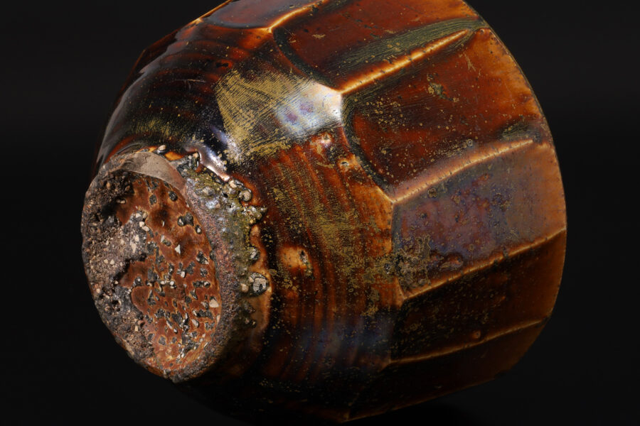 李朝飴釉面取壺(朝鮮時代)-9