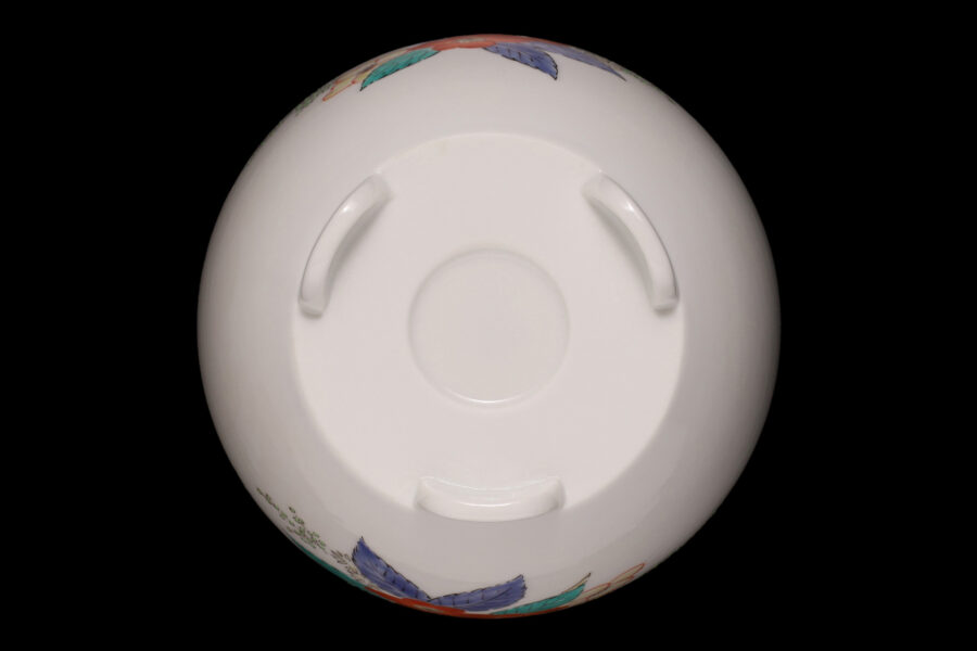 濁手藪手毬文香炉(14代 酒井田柿右衛門)-7