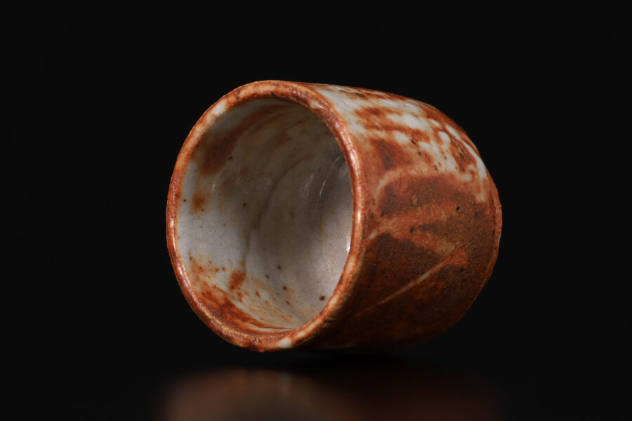 赤志野ぐい吞（北大路魯山人）-4