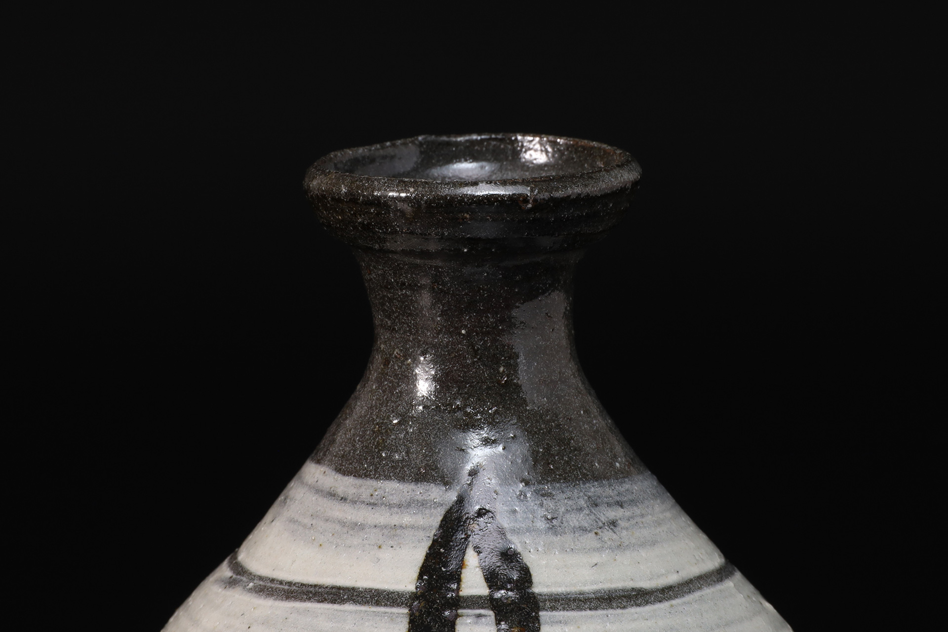 絵刷毛目徳利（矢野直人）-3