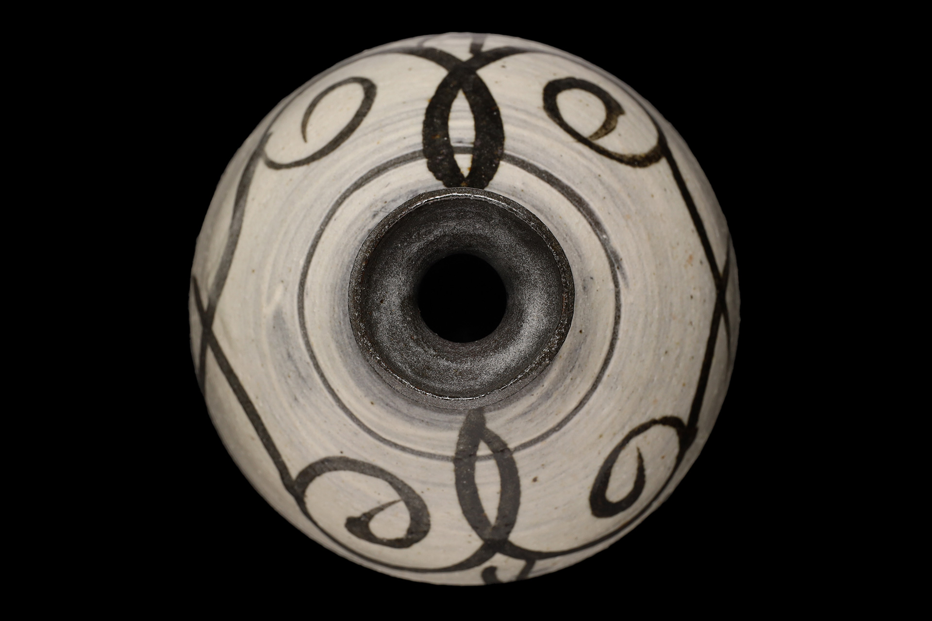 絵刷毛目徳利（矢野直人）-4