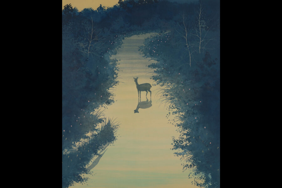 森の中（千住博）-2