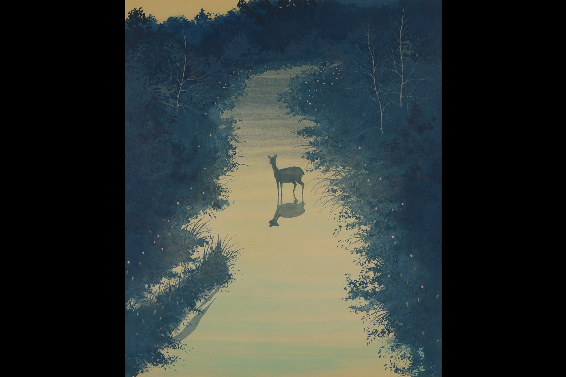 森の中（千住博）-2