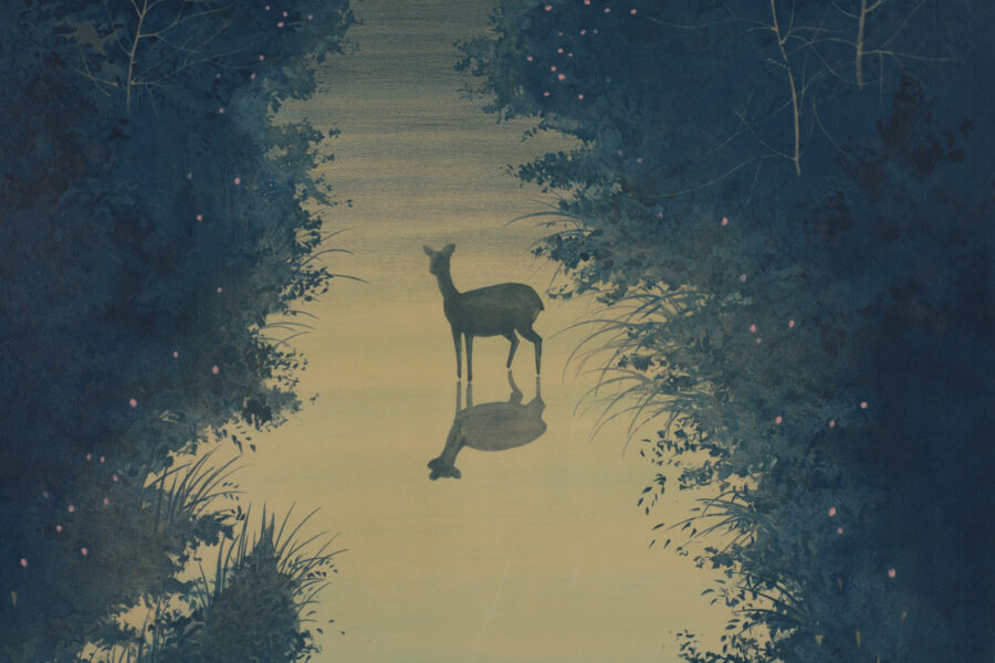 森の中（千住博）-3