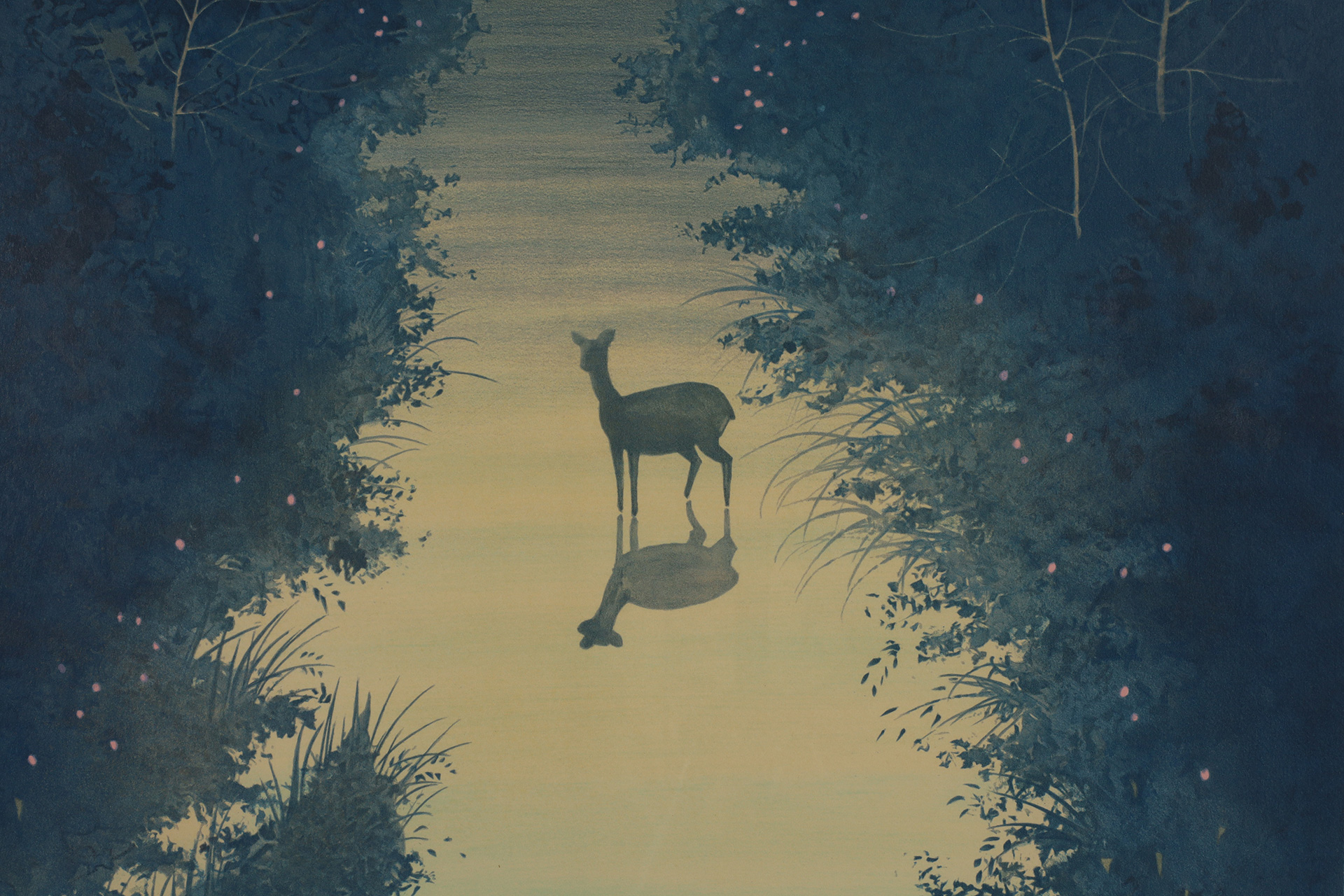 森の中（千住博）-3