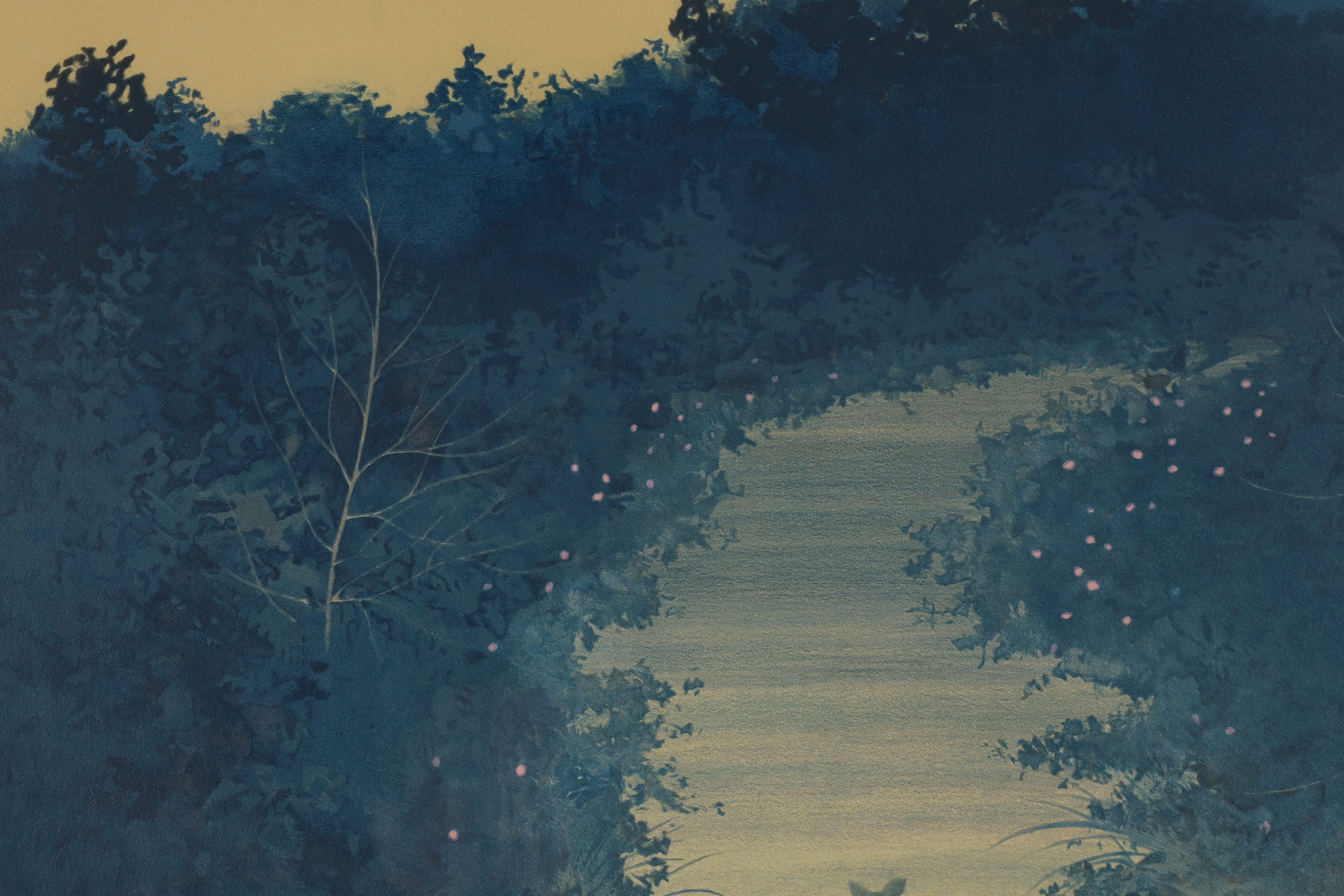 森の中（千住博）-4