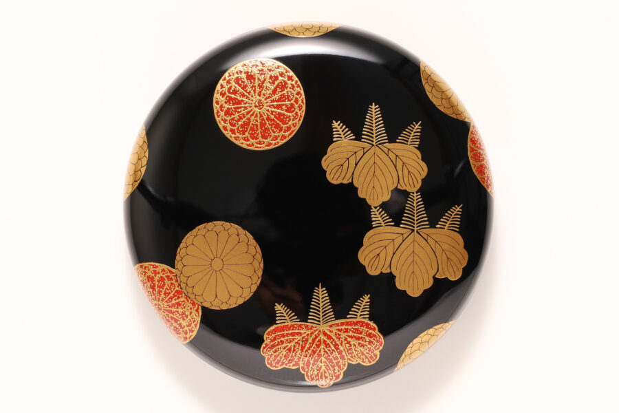 高台寺蒔絵平棗（5代 川端近左 / 鵬雲斎宗室 書付）-2