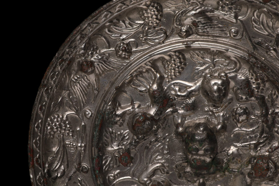 海獣葡萄鏡（唐時代）-3