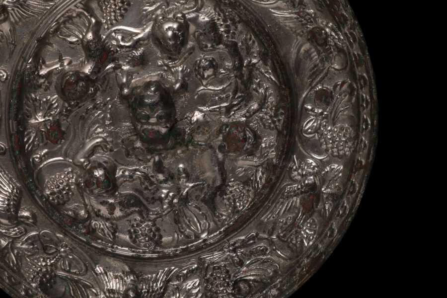 海獣葡萄鏡（唐時代）-4