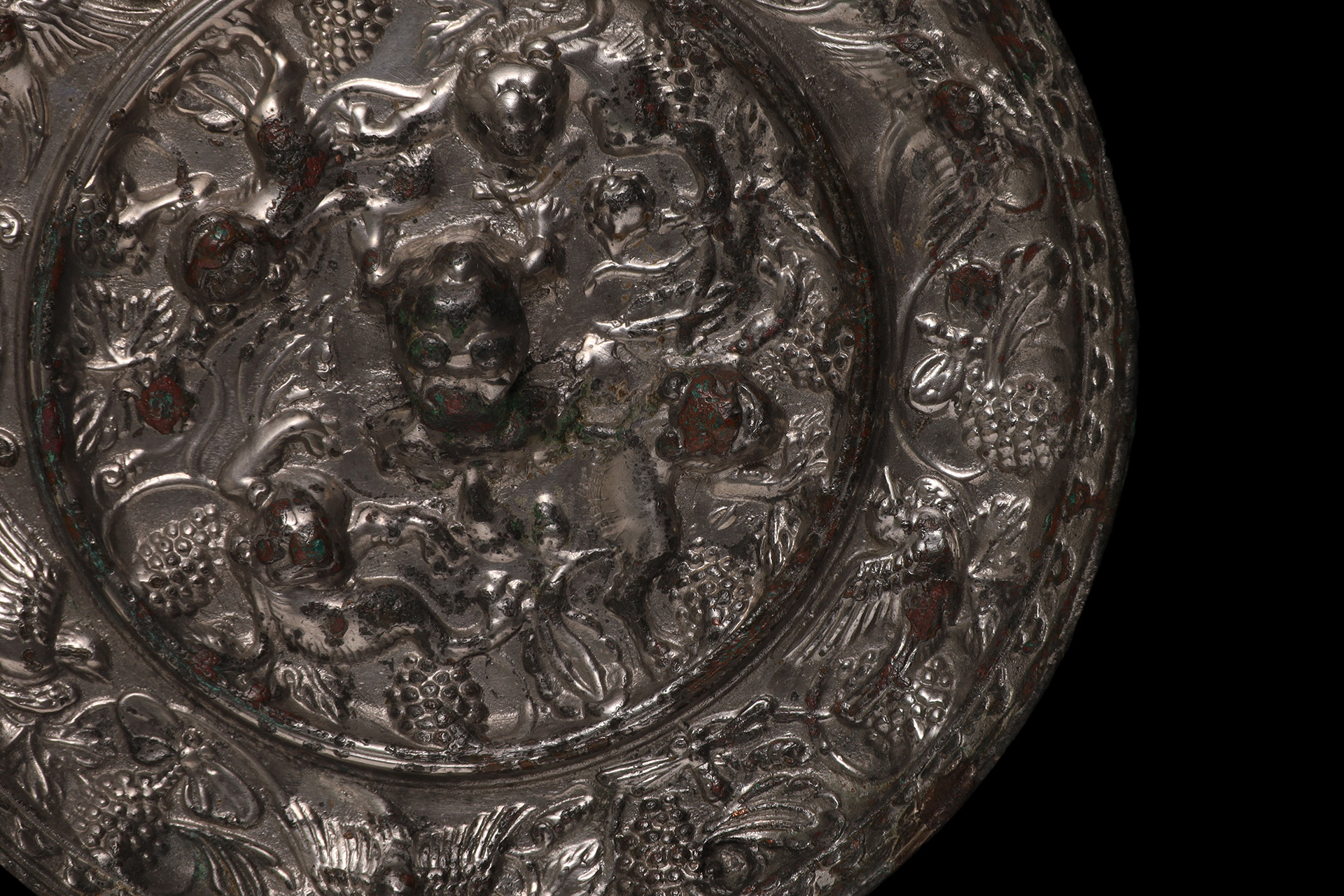 海獣葡萄鏡（唐時代）-4