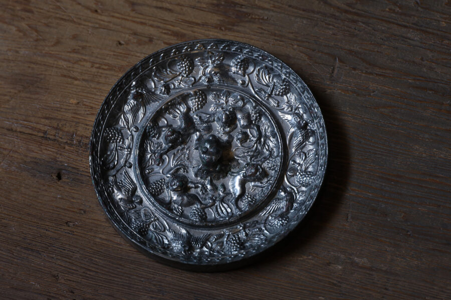 Mirror with Grape and Beast Design (Tang Dynasty)