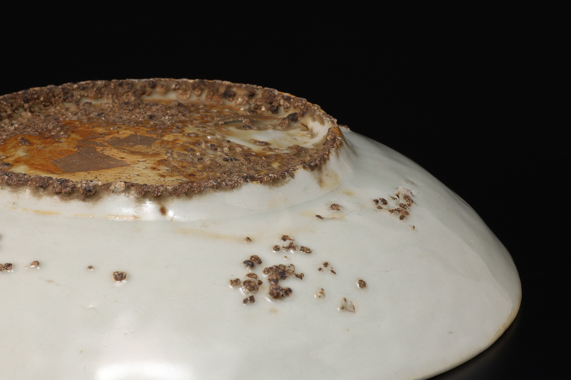 呉須赤絵牡丹文皿（明時代）-5