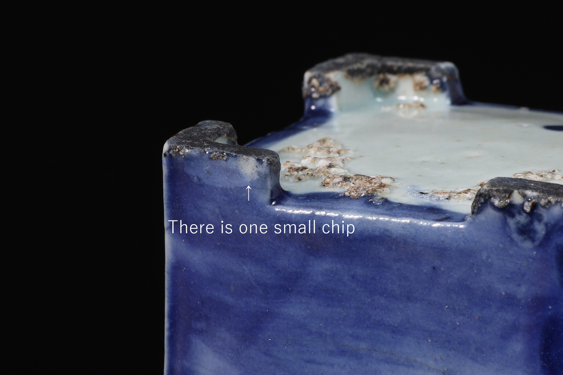 李朝瑠璃釉四方水滴（朝鮮時代）-8