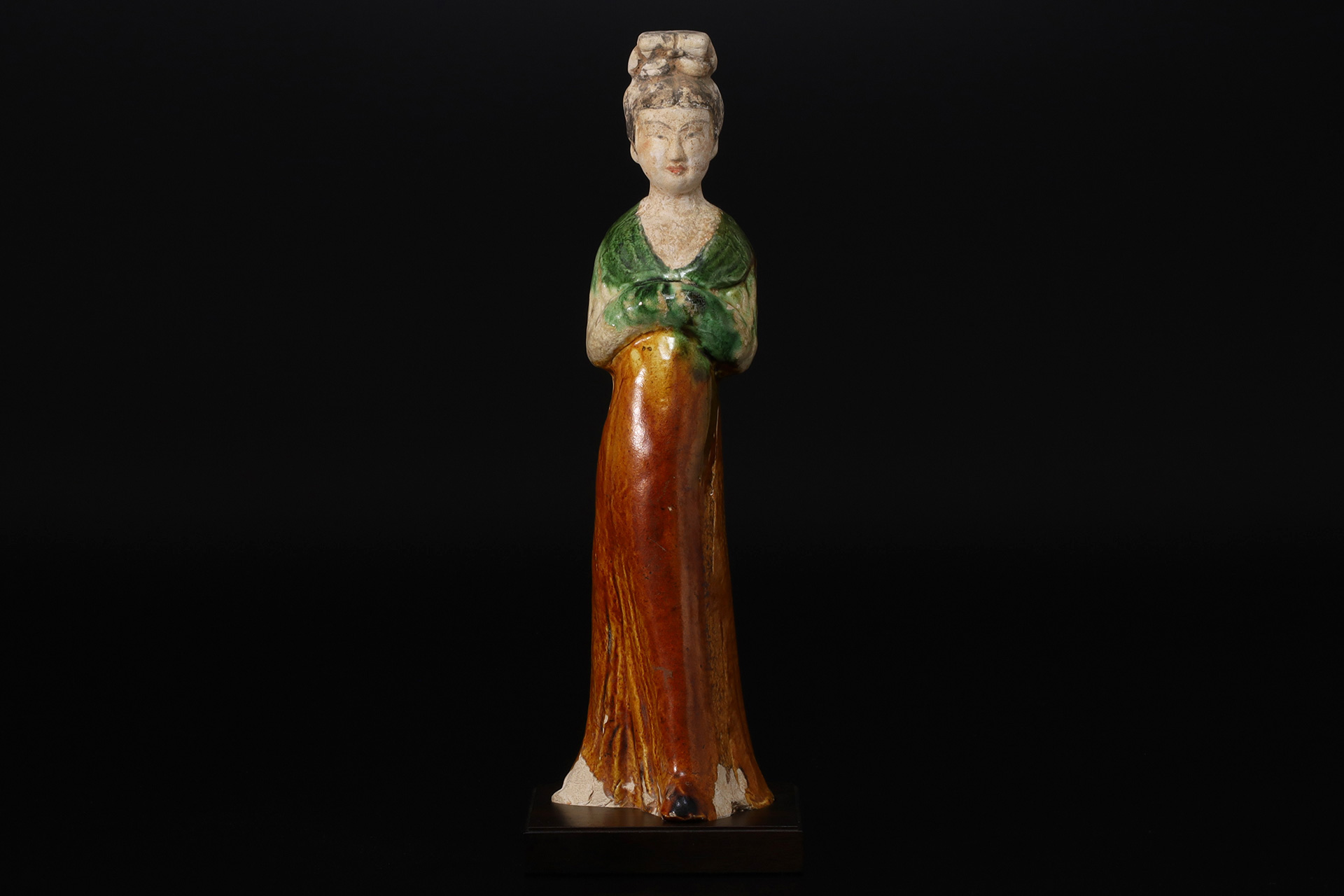 唐三彩美人俑（唐時代）-1