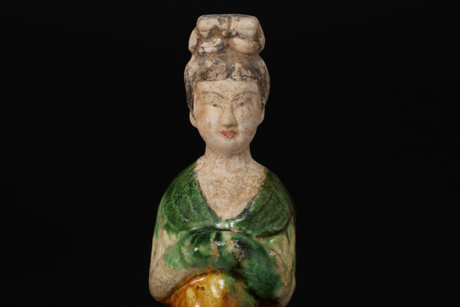 唐三彩美人俑（唐時代）-3