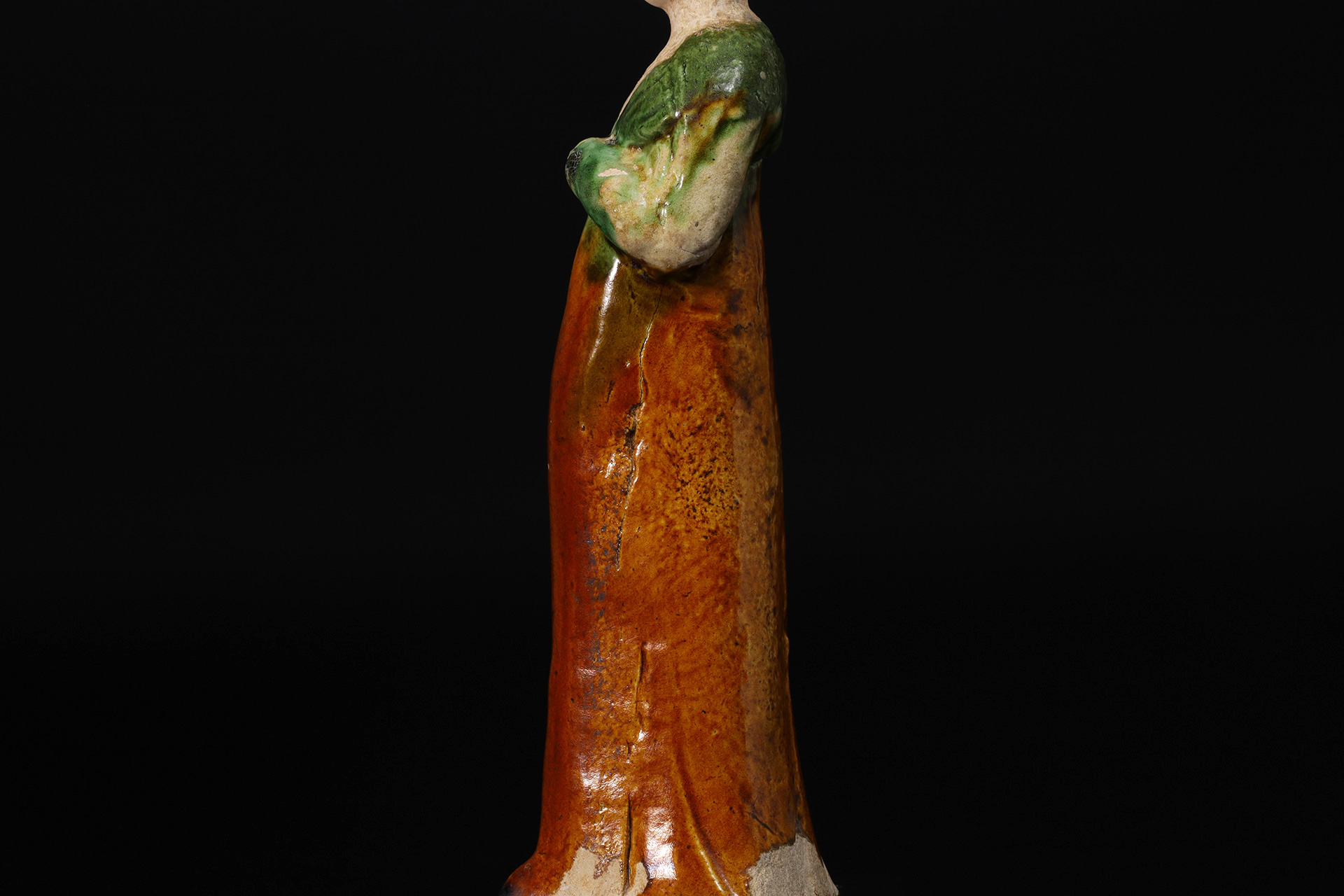 唐三彩美人俑（唐時代）-6